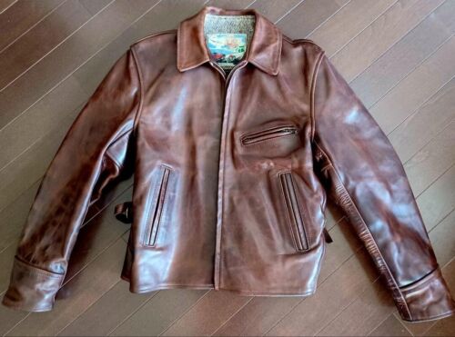 Aero leather Horse Hide Leather jacket 38 Size