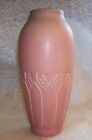 New ListingRookwood pottery vase #2394 Pink matte finish with green tint on rim