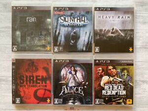 SONY PS3 rain & SIREN & Silent Hill & Alice & Heavy Rain & Red Dead Redemption