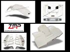 NEW MAIER HONDA ATC250R 85 WHITE FRONT AND LOW PROFILE REAR FENDER COMPLETE SET