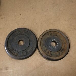 New Listing2-5 Lb YORK Standard Size Weight Plates