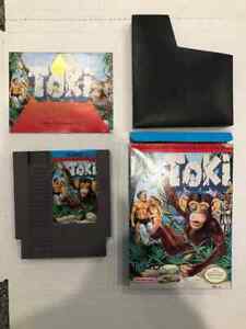 Toki Nintendo NES Game Complete in Box Original CIB Authentic Working