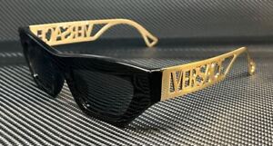 VERSACE VE4432U GB1 87 Black Dark Grey Women's 53 mm Sunglasses
