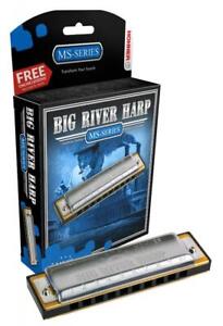 HOHNER Big River Harmonica, Key G#, Made In Germany, Includes Case, 590BL-G#