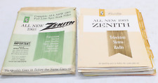 1963 Zenith All New FULL Line Specification Sheets TV Radio Phonograph