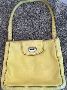 Fossil Leather Citrus Marlow Crossbody Bag