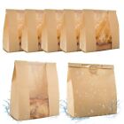 50 Pcs Bread Bags for Homemade Bread With Window Sourdough Paper Bread Bags.(...