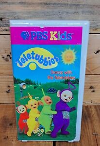 TELETUBBIES - DANCE WITH THE TELETUBBIES (VHS, Clamshell, 1998 ) PBS KIDS
