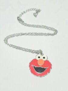 Diva - Silver Tone Chain Necklace With Elmo Head Pendant