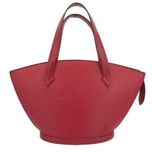Louis Vuitton Epi Saint Jacques Red Leather Shoulder Tote Bag/9Y0986