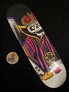 EXTREMELY RARE Last Supper Cliche FLOCKED Skateboard Deck Rock King Marc McKee