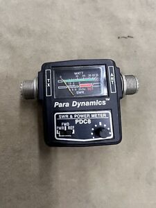 Para Dynamics PDC8 Vintage SWR & Power Meter HAM TX ANT - Untested - Great Deal!