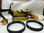 Vintage Tonka T-6  Bulldozer Rubber Track Pressed Steel (TRACKS ONLY)