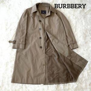 BURBERRY Staincolor Court Vintage Mens Cotton Trench Coat 610 Size Vintage Style