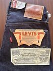 NEW Levi's LVC 1954 501z XX Selvedge Jeans Made In Japan 30X34 Raw Denim
