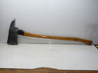 Vintage 5½ Pound Spiked Fire Axe 35½” Handle INV16830