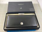 Judd's NEW Dunhill Beautiful Leather Black Checkbook Wallet in Box