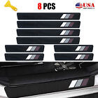 8X For Toyota Accessory Car Door Sill Plate Protector Scuff Entry Guard Cover N9 (For: 2023 Toyota Hilux)
