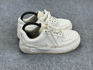 Nike Air Force 1 Womens Size 7.5 A01220-101 White Leather Casual Sneaker