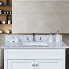 Bathroom Vanity Top with Undermount Ceramic Sink and 3 Faucet Hole & Backsplash