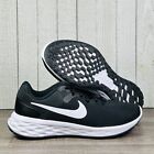 Nike Revolution 6 WIDE Black White Athletic Sneakers DC9001-003 Women's Size 6-9