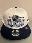 New Era 9FIFTY Tennessee Titans 1990s Throwback Retro Snapback Hat Cap White