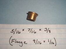 Oilite Bronze Bushing with Flange - Pick Your Size & Quantity - Oil Lite Brass
