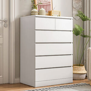 New Listing6 drawer dresser wooden storage cabinet Floor Standing bedroom dresser