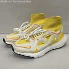 Adidas Stella McCartney Ultraboost 22 White Yellow Shoes Womens 7.5 SAMPLE