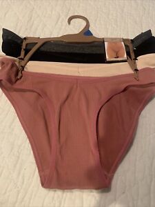 Icy Hot 4 Pack Seamless Bikini Underwear Panties Women's Large - Retails $36
