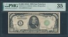 1934A $1000 One Thousand Dollar Bill Scarce San Francisco Currency Note PMG VF35