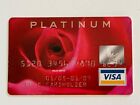 Red Rose Platinum Visa FAKE Credit Card▪️Collectible▪️Not a Valid Credit Card