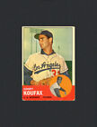 Sandy Koufax 1963 Topps #210 - Los Angeles Dodgers - VG-EX