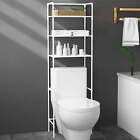 New Listing Over the Toilet Storage Shelf 3-Shelf Bathroom Organizer, White Finish for