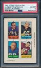 1969 Topps Four In One 4 In 1 Football Ray Nitschke /Lindsey/Vogel/Harris PSA 8