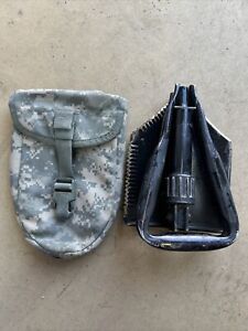 Military Entrenching ACU E tool Folding Etool E-tool Shovel with Cover