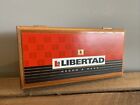 La Libertad Hecho A Mano Vintage Wood Empty Cigar Wooden Box 7 X 3.5 X 1.5 - 17