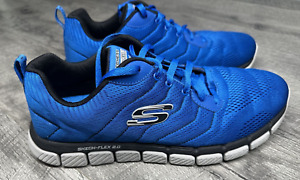 Skechers Sketch Flex 2.0 Shoes Mens 10 Blue Running Athletic Sneakers