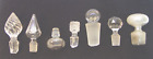7 ANTIQUE CRYSTAL BOTTLE STOPPERS