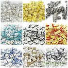 100pcs Top Czech Crystal Rhinestones Squaredelle Spacer Beads 5mm 6mm 8mm 10mm