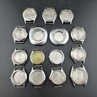 Vintage Watch Case Lot of Wrist Watches - Parts Or Repair Sold as is