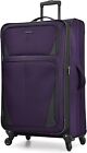 Aviron Bay Expandable Softside Luggage with Spinner Wheels Purple 30 In.