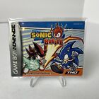 Sonic Battle Instruction Booklet Game Boy Advance GBA, Manual Only (Original)