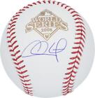 Chase Utley Philadelphia Phillies Autographed 2008 World Series Logo Baseball