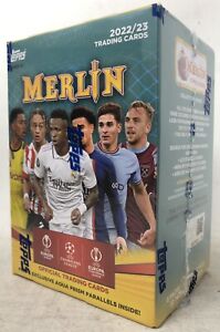2023 Topps Merlin UEFA Champions League Blaster Box- Factory Sealed- IN-HAND!!
