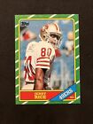 1986 Topps #161 JERRY RICE Rookie RC San Francisco 49'ers HOF NM+