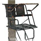 Big Game Spector XT Lightweight Portable 2 Hunter Tree Ladder Stand, 17' (Used)