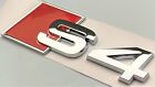CHROME S4 FIT AUDI S4 REAR TRUNK EMBLEM BADGE NAMEPLATE DECAL LETTER NUMBER (For: Audi)