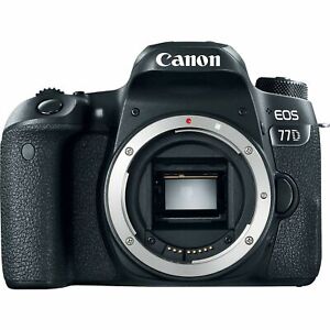 Canon EOS 77D 24.2 MP Digital SLR Camera - Black (Body Only)