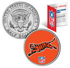 CINCINNATI BENGALS NFL Logo JFK Half Dollar U.S. Coin Officially Licensed w/COA